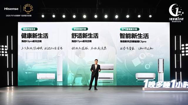  从变频先锋到新风领航，海信空调开启“1晚多睡1小时”睡眠新时代