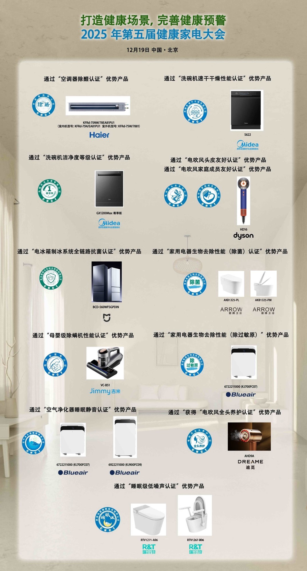打造健康场景，完善健康预警，2025年中国北京·第五届健康家电大会召开